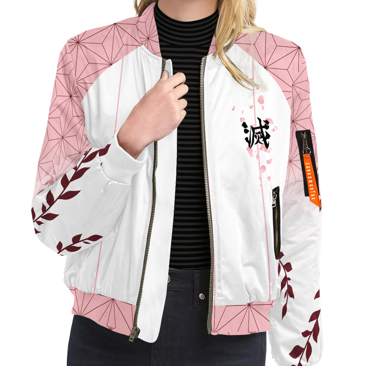 BomberJacketINezukoJersey-09-girlmodelfront BomberJacketINezukoJersey 09 girlmodelfront - Gear Anime