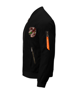 Demon Slayer Jackets - Nezuko StWear Bomber Jacket FH0709 5 - Gear Anime BomberJacketINezukoStWear 04 leftsideview - Gear Anime