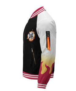 Demon Slayer Jackets - Rengoku Jersey Bomber Jacket FH0709 5 - Gear Anime BomberJacketIRengokuJersey 04 leftsideview - Gear Anime