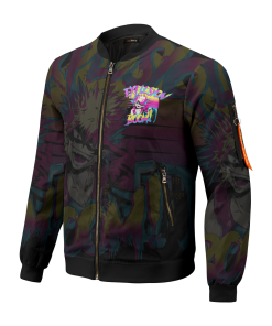 MHA Jackets - Retro Bakugo Bomber Jacket FH0709 3 - Gear Anime BomberJacketIRetroBakugo 02 hpleft - Gear Anime