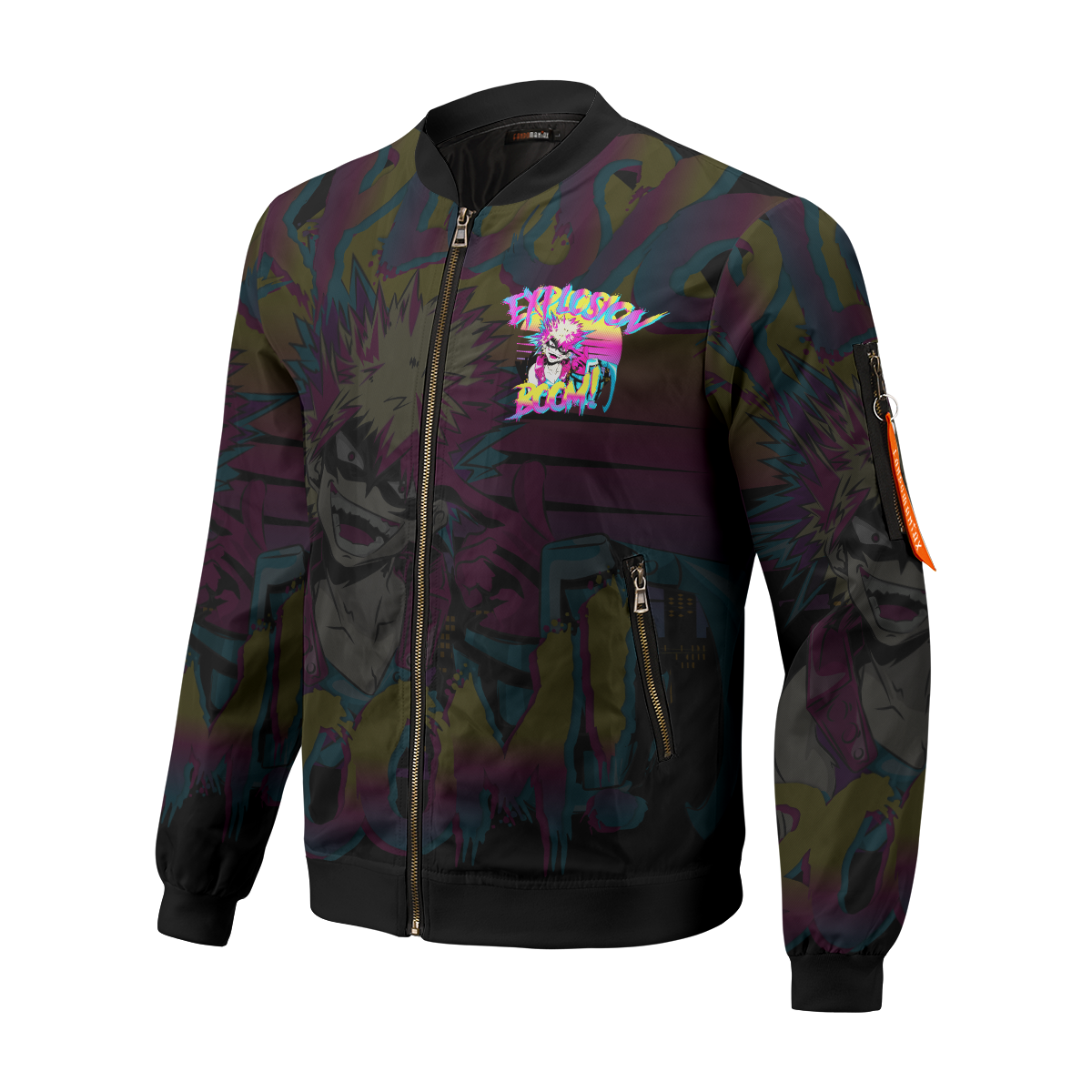 BomberJacketIRetroBakugo-02-hpleft BomberJacketIRetroBakugo 02 hpleft - Gear Anime
