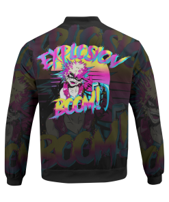 MHA Jackets - Retro Bakugo Bomber Jacket FH0709 7 - Gear Anime BomberJacketIRetroBakugo 06 back - Gear Anime