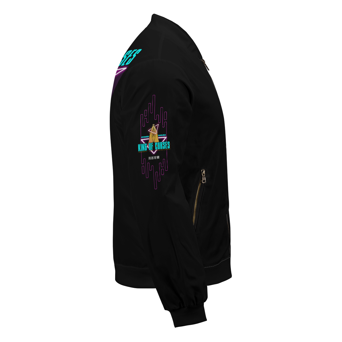 BomberJacketIRetroSukuna-05-rightsideview BomberJacketIRetroSukuna 05 rightsideview - Gear Anime