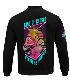 Jujutsu Kaisen Jackets - Retro Sukuna Bomber Jacket FH0709 7 - Gear Anime BomberJacketIRetroSukuna 06 back - Gear Anime