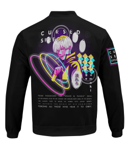 Jujutsu Kaisen Jackets - Retro Toge Bomber Jacket FH0709 7 - Gear Anime BomberJacketIRetroToge 06 back - Gear Anime