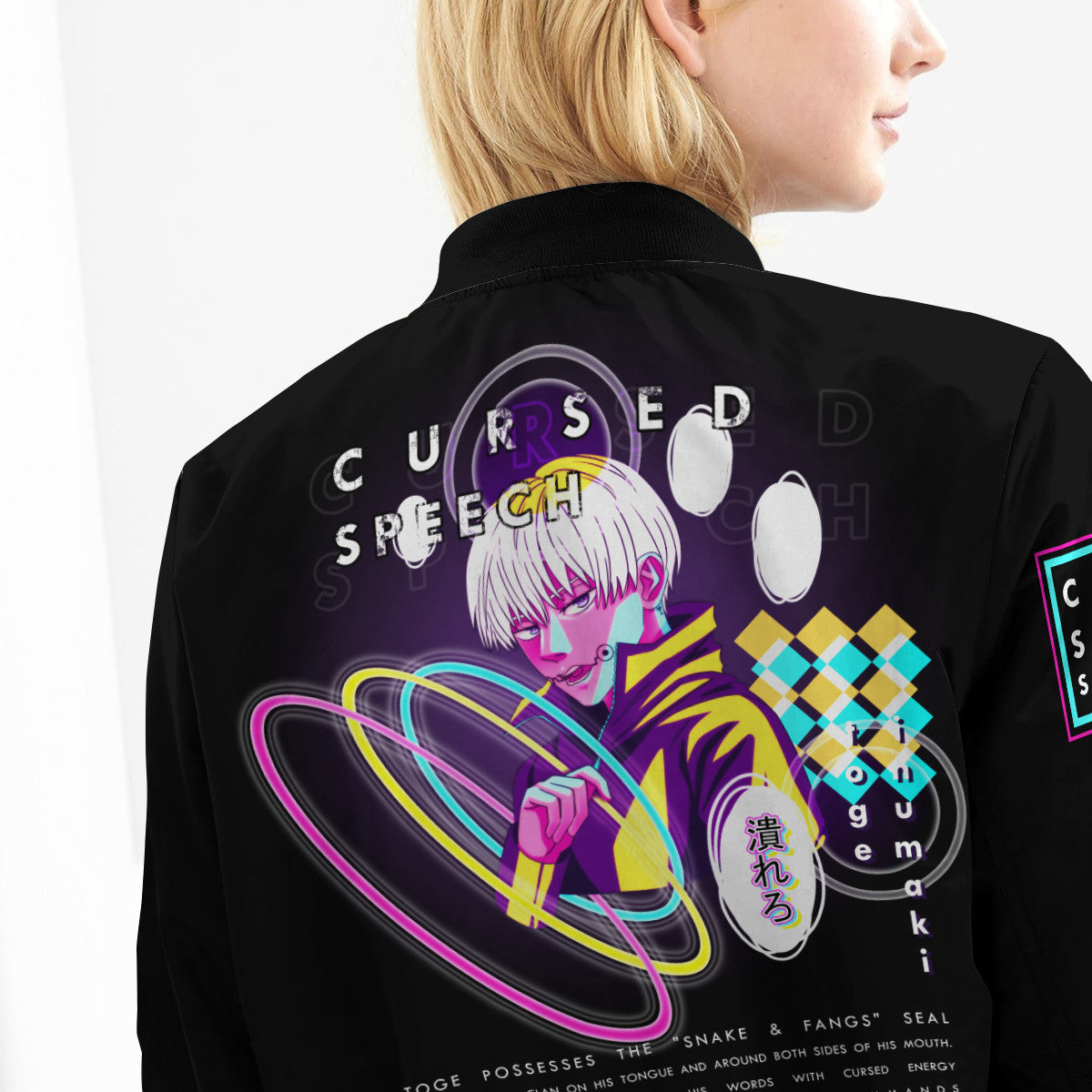 BomberJacketIRetroToge-10-girlmodelback BomberJacketIRetroToge 10 girlmodelback - Gear Anime