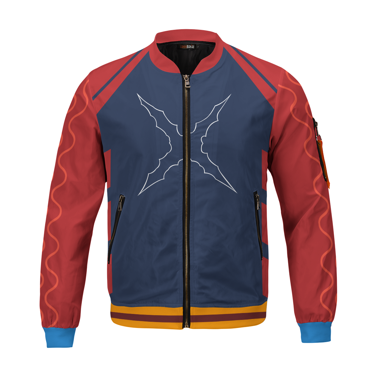 BomberJacketIStrawHatJersey-01-front BomberJacketIStrawHatJersey 01 front - Gear Anime