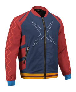 One Piece Jackets - Straw Hat Jersey Bomber Jacket FH0709 4 - Gear Anime BomberJacketIStrawHatJersey 03 hpright - Gear Anime