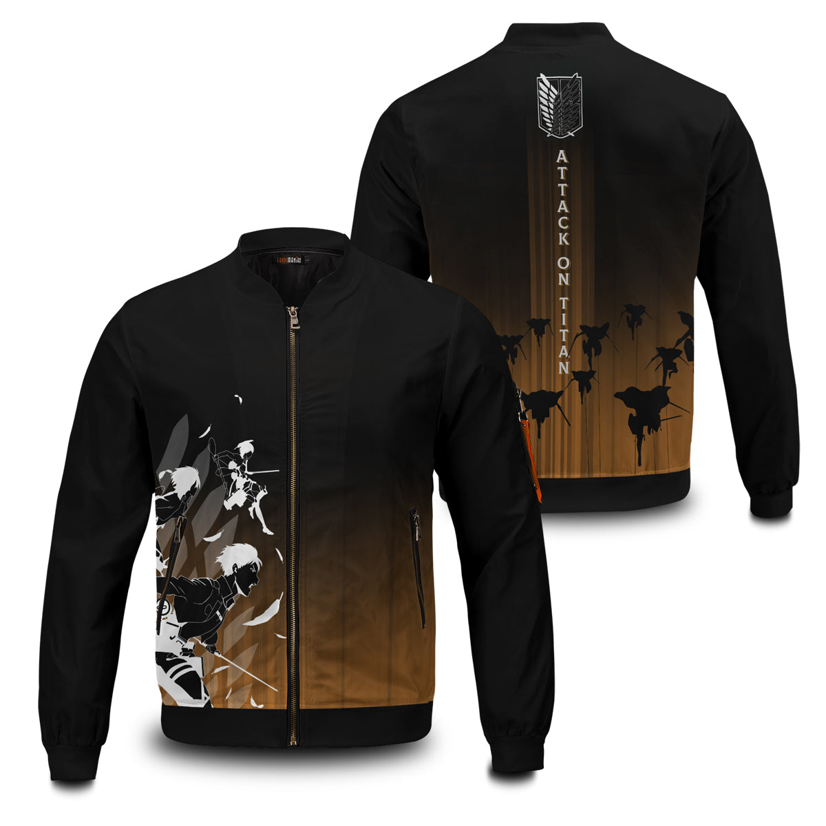 Attack On Titan Jackets - Survey Corps Semblance Bomber Jacket FH0709 13 - Gear Anime BomberJacketISurveyCorpsSemblance GoogleAd - Gear Anime
