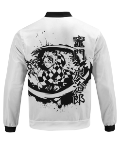 BomberJacketITanjiroB W 06 back - Gear Anime