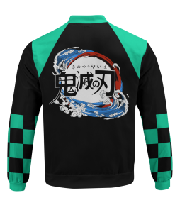 BomberJacketITanjiroJersey 06 back - Gear Anime