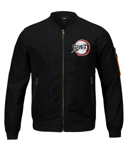 Demon Slayer Jackets - Tanjiro StWear Bomber Jacket FH0709 2 - Gear Anime BomberJacketITanjiroStWear 01 front - Gear Anime
