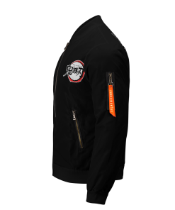 Demon Slayer Jackets - Tanjiro StWear Bomber Jacket FH0709 5 - Gear Anime BomberJacketITanjiroStWear 04 leftsideview - Gear Anime