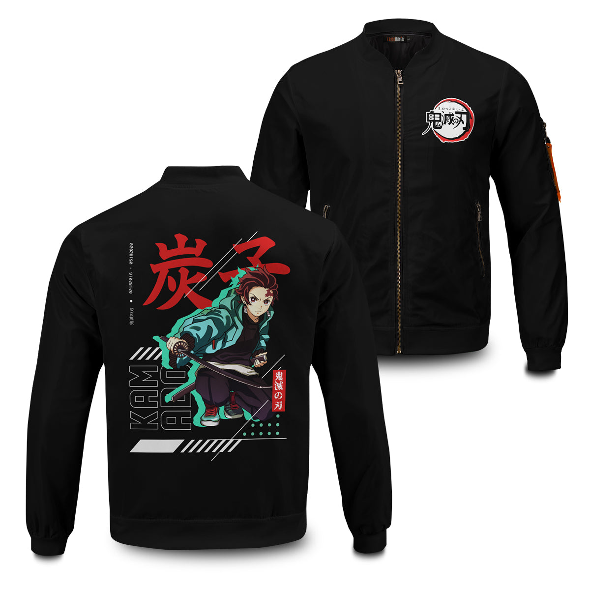 Demon Slayer Jackets - Tanjiro StWear Bomber Jacket FH0709 7 - Gear Anime BomberJacketITanjiroStWear googlead - Gear Anime