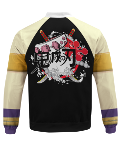 Demon Slayer Jackets - Tengen Jersey Bomber Jacket FH0709 7 - Gear Anime BomberJacketITengenJersey 06 back - Gear Anime