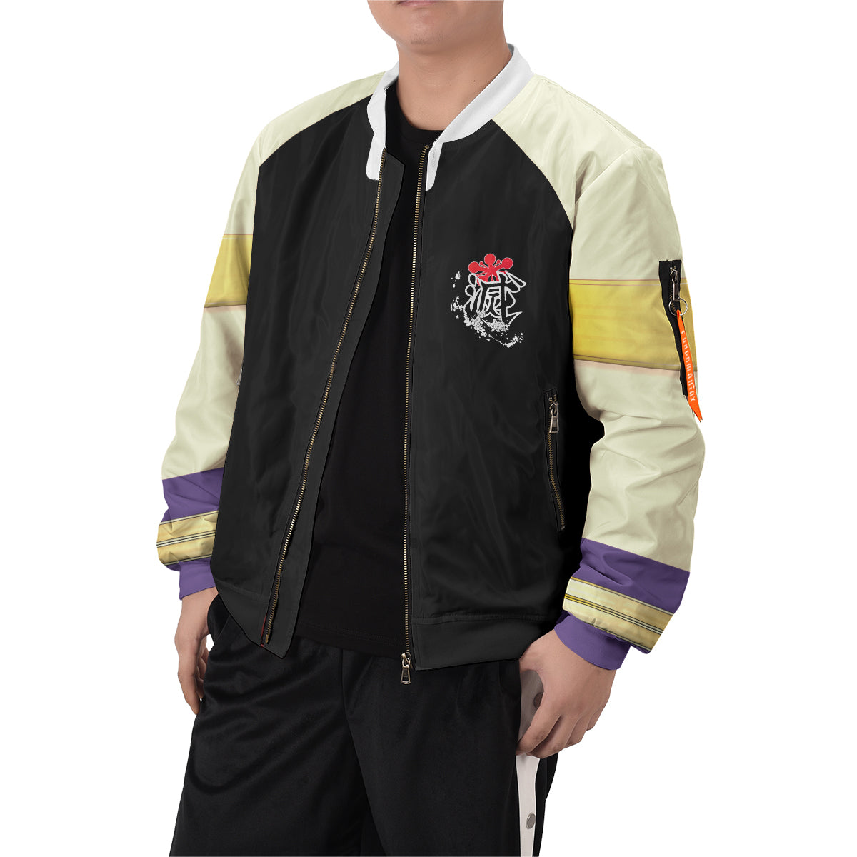 BomberJacketITengenJersey-07-boymodelfront BomberJacketITengenJersey 07 boymodelfront - Gear Anime