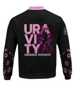 MHA Jackets - Uraraka Ochaco Bomber Jacket FH0709 7 - Gear Anime BomberJacketIUrarakaOchaco 06 back - Gear Anime
