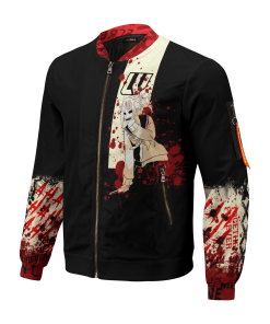 MHA Jackets - Yandere Toga Bomber Jacket FH0709 3 - Gear Anime BomberJacketIYandereToga 02 hpleft - Gear Anime