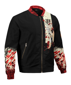 MHA Jackets - Yandere Toga Bomber Jacket FH0709 4 - Gear Anime BomberJacketIYandereToga 03 hpright - Gear Anime