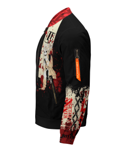 MHA Jackets - Yandere Toga Bomber Jacket FH0709 5 - Gear Anime BomberJacketIYandereToga 04 leftsideview - Gear Anime