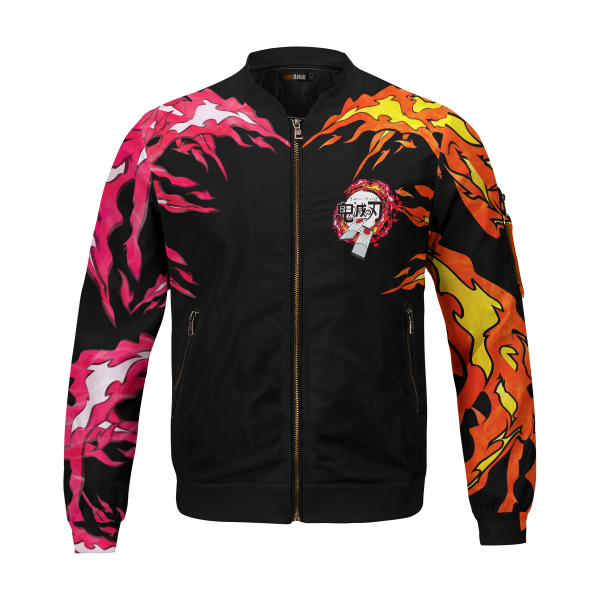 BomberJacketIYinYangTanjiroNezuko-01-front BomberJacketIYinYangTanjiroNezuko 01 front - Gear Anime
