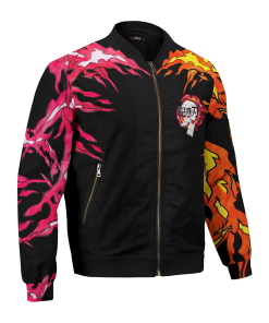 Demon Slayer Jackets - Yin Yang Tanjiro Nezuko Bomber Jacket FH0709 4 - Gear Anime BomberJacketIYinYangTanjiroNezuko 03 hpright - Gear Anime
