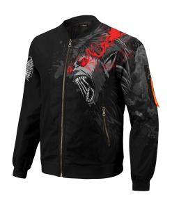 Attack On Titan Jackets - Zeke Summoning Titan Bomber Jacket FH0709 3 - Gear Anime BomberJacketIZekeSummoningTitan 02 hpleft - Gear Anime