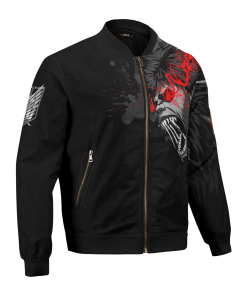 Attack On Titan Jackets - Zeke Summoning Titan Bomber Jacket FH0709 4 - Gear Anime BomberJacketIZekeSummoningTitan 03 hpright - Gear Anime