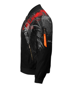 Attack On Titan Jackets - Zeke Summoning Titan Bomber Jacket FH0709 5 - Gear Anime BomberJacketIZekeSummoningTitan 04 leftsideview - Gear Anime