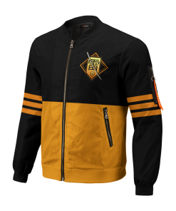 Demon Slayer Jackets - Zenitsu Stwear Bomber Jacket FH0709 3 - Gear Anime BomberJacketIZenitsuStwear 02 hpleft - Gear Anime