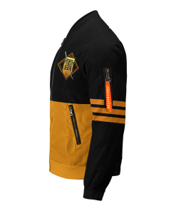 Demon Slayer Jackets - Zenitsu Stwear Bomber Jacket FH0709 5 - Gear Anime BomberJacketIZenitsuStwear 04 leftsideview - Gear Anime