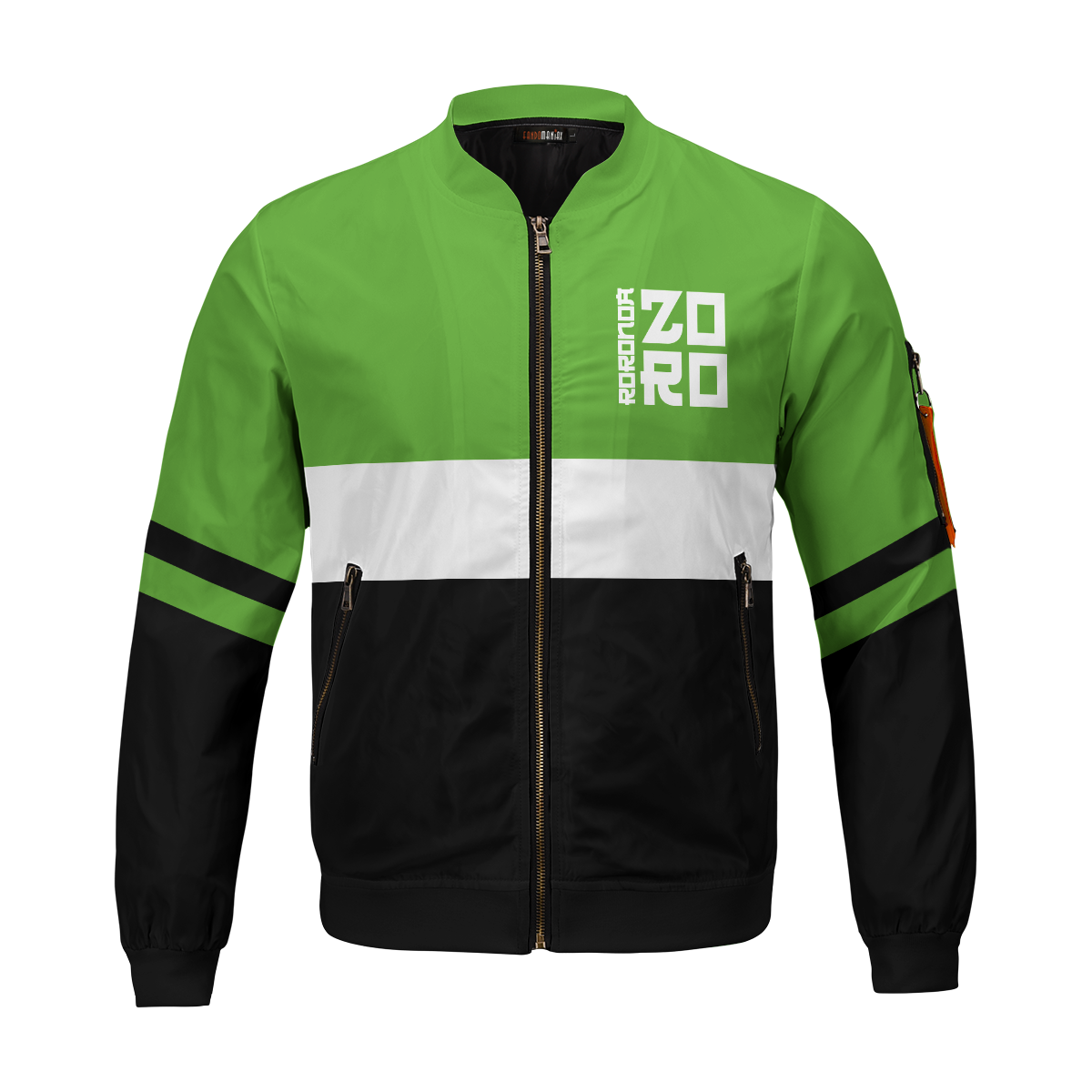 BomberJacketIZoroSamuraiStWear-01-front BomberJacketIZoroSamuraiStWear 01 front - Gear Anime