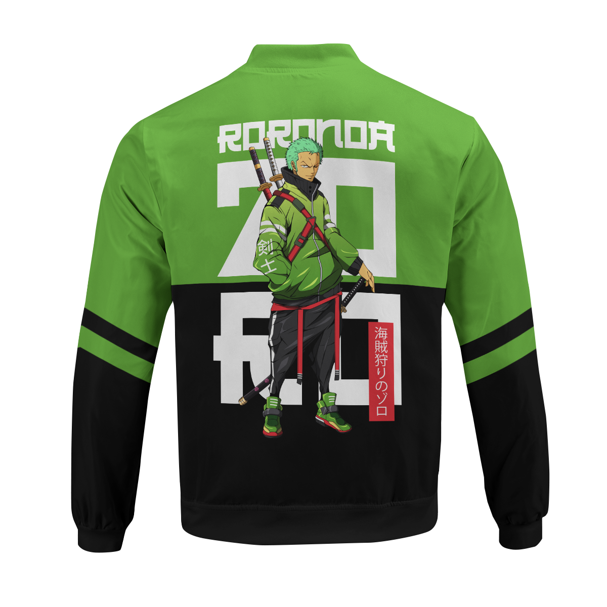 BomberJacketIZoroSamuraiStWear-06-back BomberJacketIZoroSamuraiStWear 06 back - Gear Anime