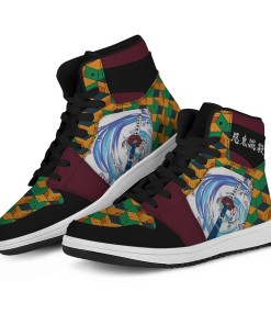 Demon Slayer Shoes - Giyu Water Skill JD Sneakers FH0709 3 - Gear Anime JDSneakerslGiyuWaterSkill 03 - Gear Anime