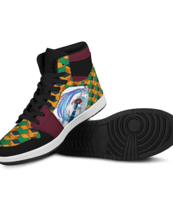 Demon Slayer Shoes - Giyu Water Skill JD Sneakers FH0709 4 - Gear Anime JDSneakerslGiyuWaterSkill 04 - Gear Anime