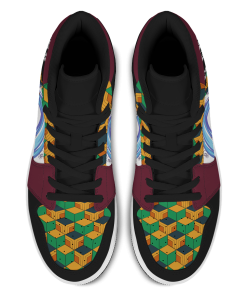 Demon Slayer Shoes - Giyu Water Skill JD Sneakers FH0709 5 - Gear Anime JDSneakerslGiyuWaterSkill 05 - Gear Anime