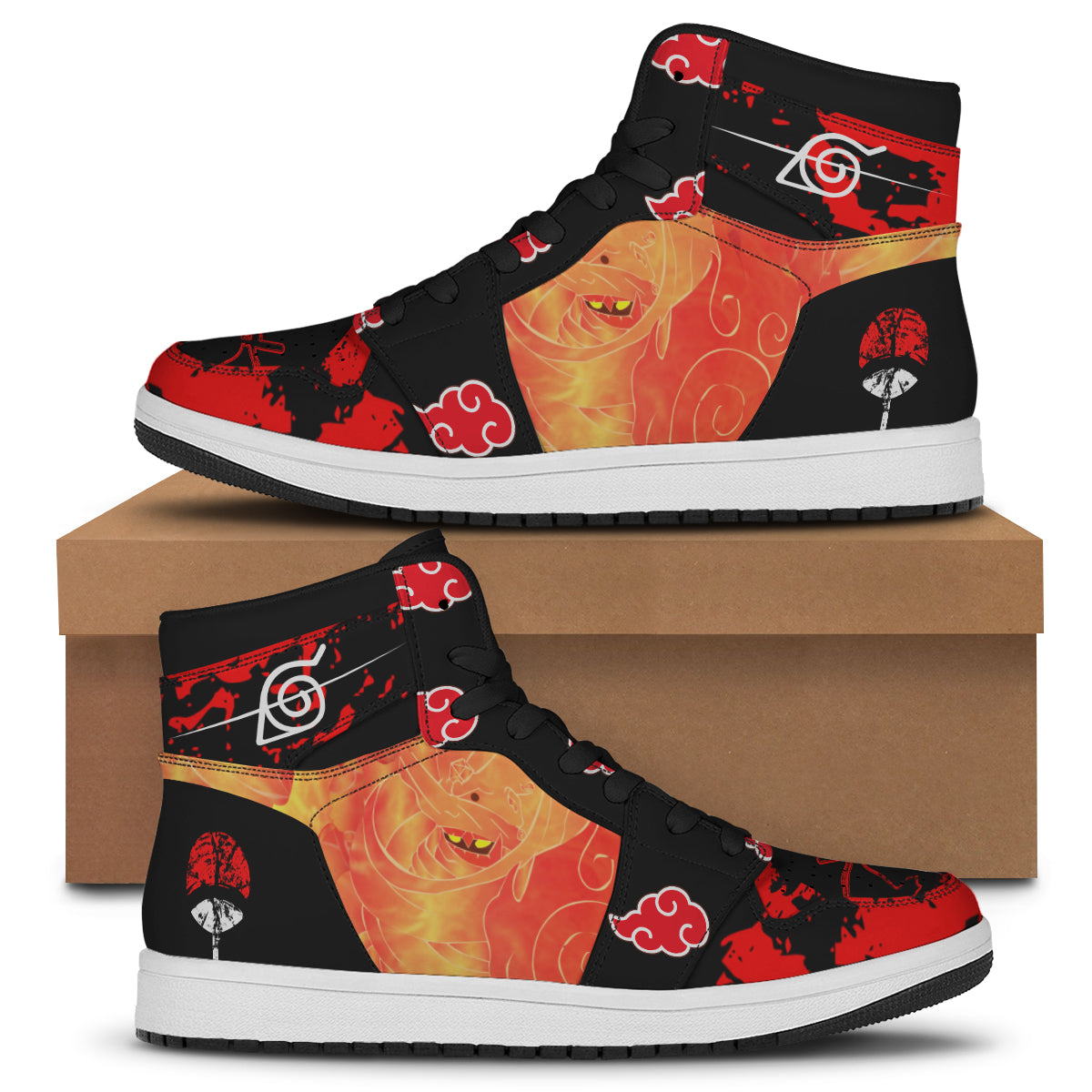 Naruto Shoes - Itachi Beast JD Sneakers FH0709 3 - Gear Anime JDSneakerslItachiBeast 06 - Gear Anime