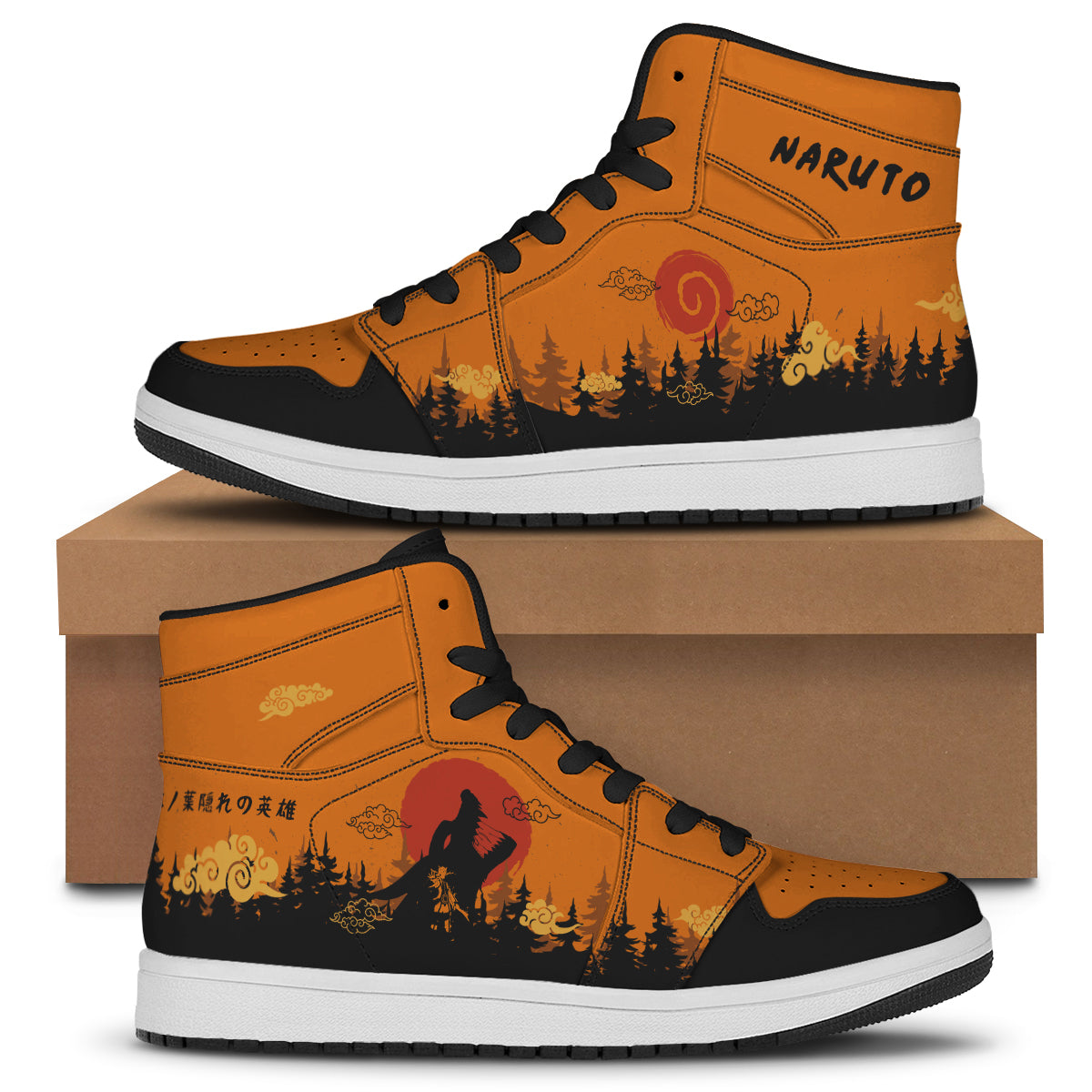 Naruto Shoes - Naruto Kyubi JD Sneakers FH0709 7 - Gear Anime JDSneakerslNarutoKyubi 06 - Gear Anime