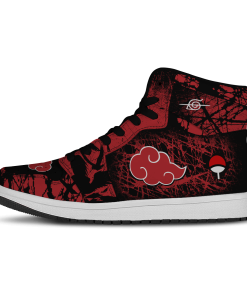 Naruto Shoes - Red Clouds JD Sneakers FH0709 2 - Gear Anime JDSneakerslRedClouds 02 - Gear Anime