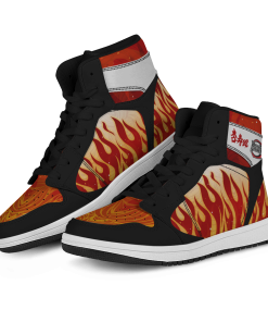 Demon Slayer Shoes - Rengoku Fire Skill JD Sneakers FH0709 3 - Gear Anime JDSneakerslRengokuFireSkill 03 - Gear Anime