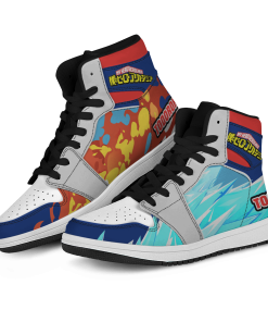 MHA Shoes - Shoto Hot Cold JD Sneakers FH0709 3 - Gear Anime JDSneakerslShotoHotCold 03 - Gear Anime