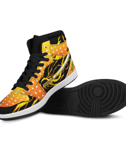 Demon Slayer Shoes - Zenitzu Sword Style JD Sneakers FH0709 4 - Gear Anime JDSneakerslZenitzuswordstyle 04 - Gear Anime