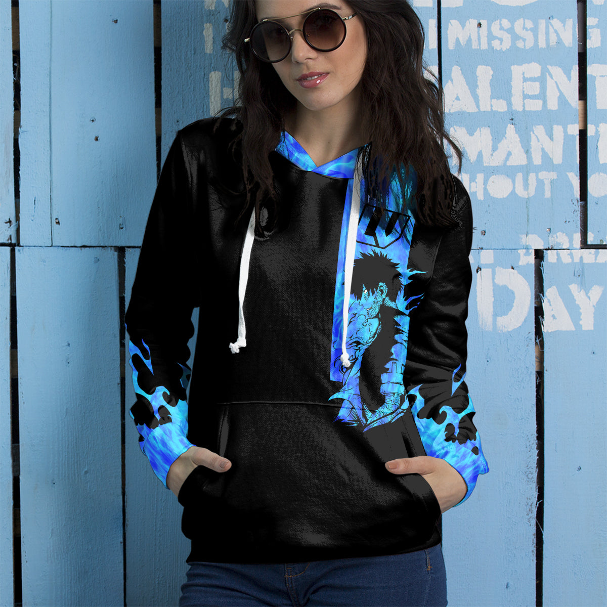 PulloverHoodieIDabiToya-femalemodel1 PulloverHoodieIDabiToya femalemodel1 - Gear Anime