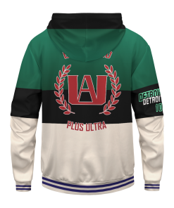 MHA Hoodies - Deku Smash Unisex Pullover Hoodie FH0709 6 - Gear Anime PulloverHoodieIDekuSmash 05 back - Gear Anime