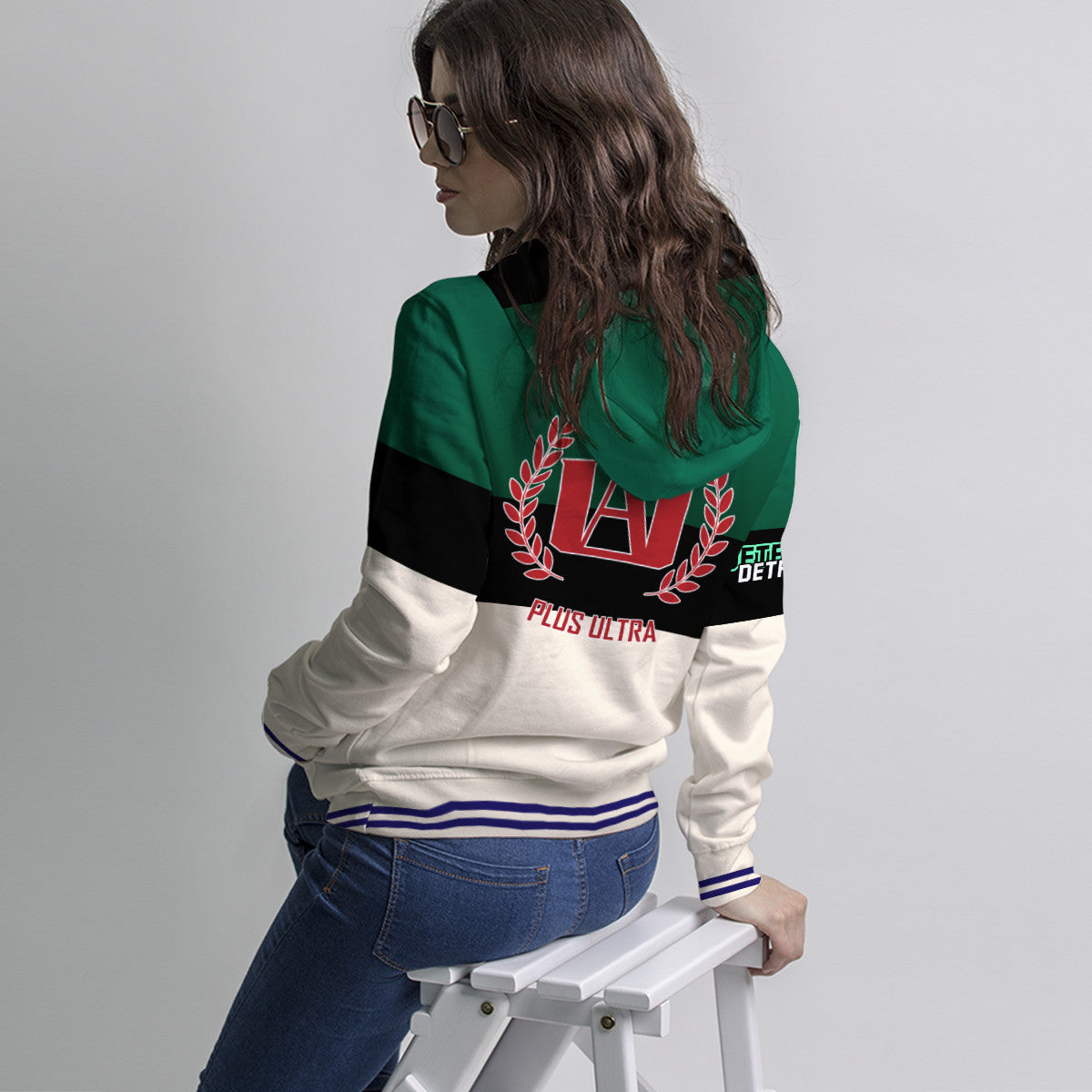 PulloverHoodieIDekuSmash-femalemodel2 PulloverHoodieIDekuSmash femalemodel2 - Gear Anime