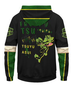 PulloverHoodieIFrogHeroTsuyu 05 back - Gear Anime