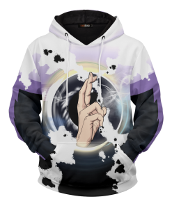 Jujutsu Kaisen Hoodies - Gojo Cursed Eyes Unisex Pullover Hoodie FH0709 2 - Gear Anime PulloverHoodieIGojoCursedEyes 01 front1 - Gear Anime