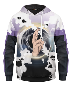 Jujutsu Kaisen Hoodies - Gojo Cursed Eyes Unisex Pullover Hoodie FH0709 3 - Gear Anime PulloverHoodieIGojoCursedEyes 02 front2 - Gear Anime