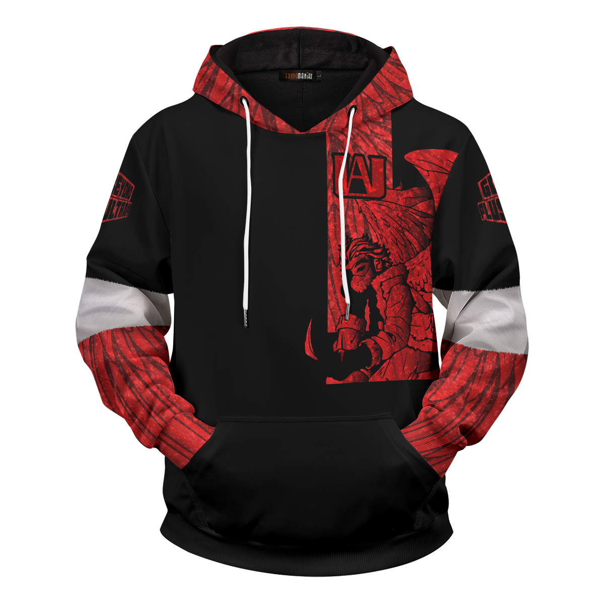 PulloverHoodieIKeigoTakamiHawks-01-front1 PulloverHoodieIKeigoTakamiHawks 01 front1 - Gear Anime