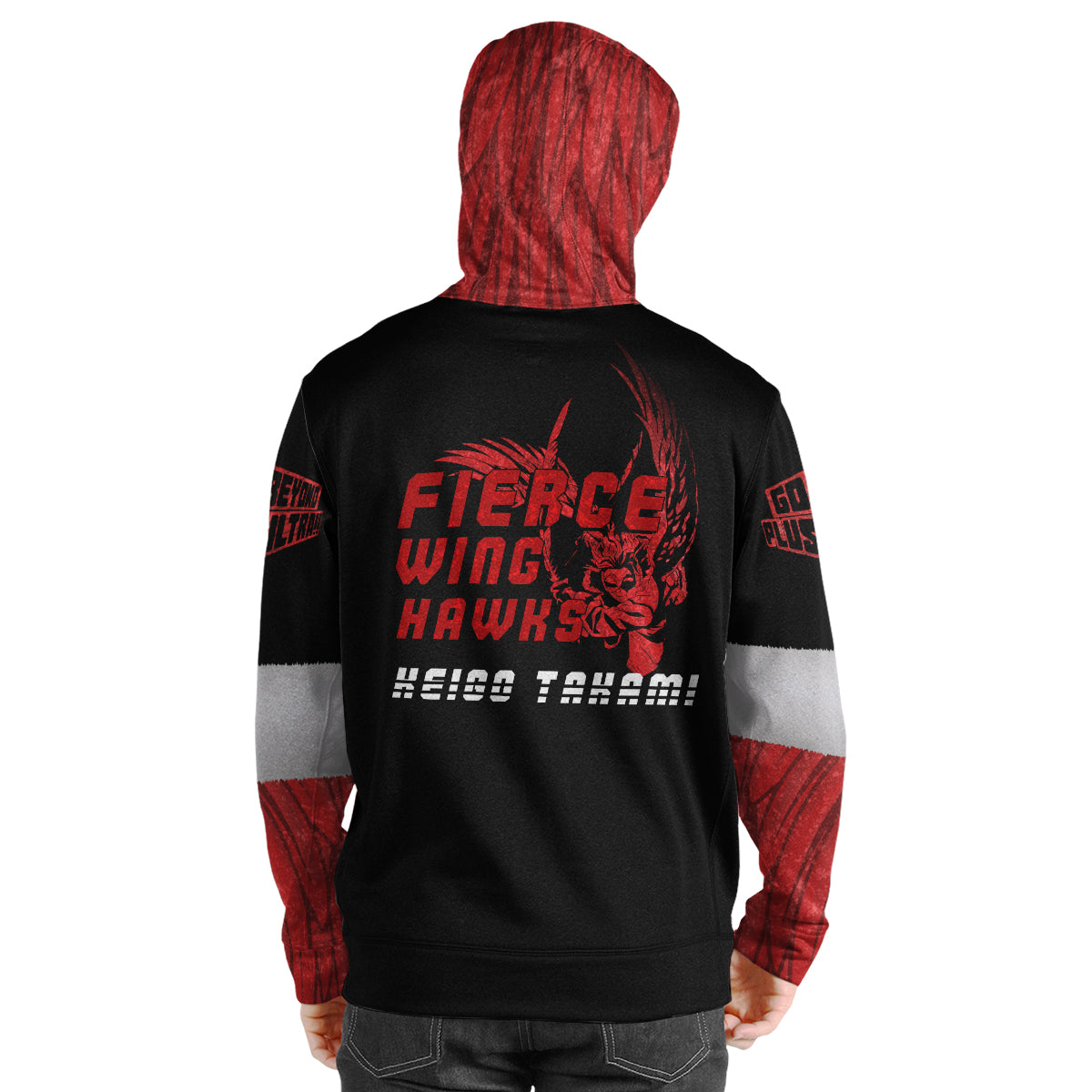 PulloverHoodieIKeigoTakamiHawks-malemodel2 PulloverHoodieIKeigoTakamiHawks malemodel2 - Gear Anime